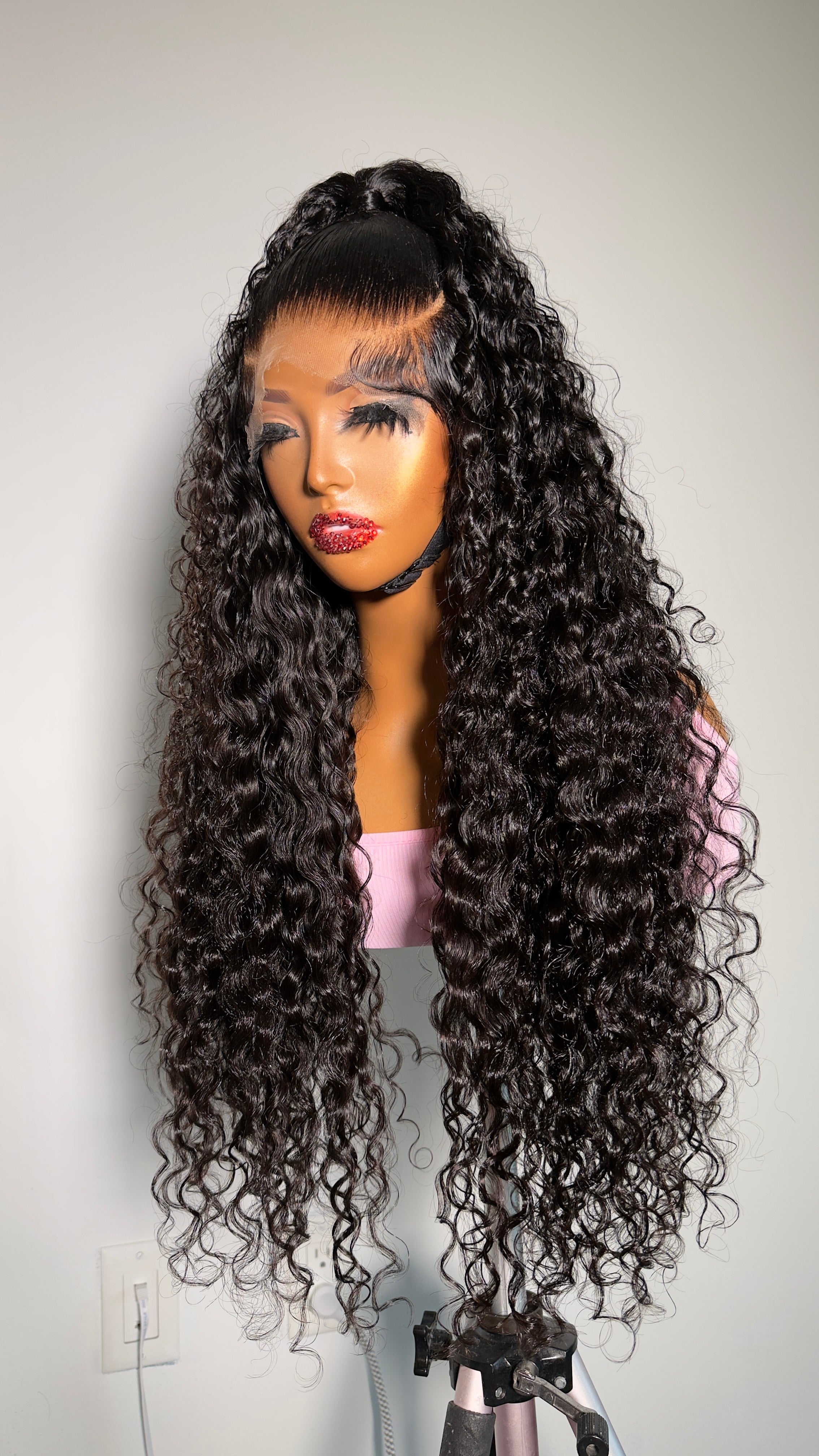 Summer Curly lux Glueless Wig1